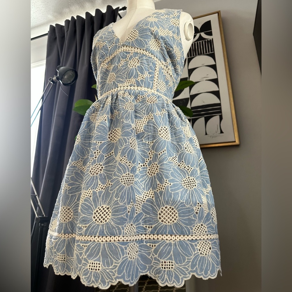 Adelyn Rae Embroidered Mini Dress - Picture 5 of 11